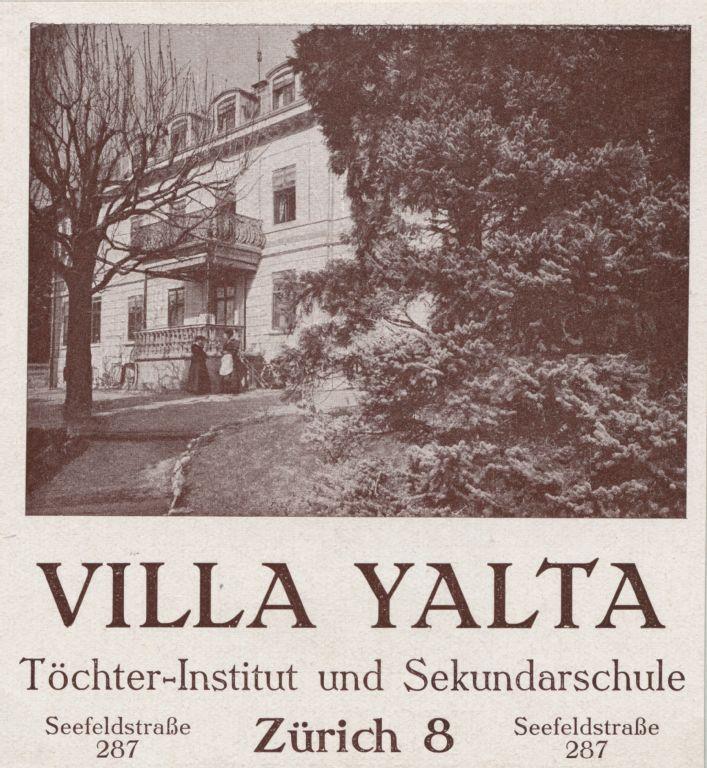 Villa Yalta Zürich-Tiefenbrunnen