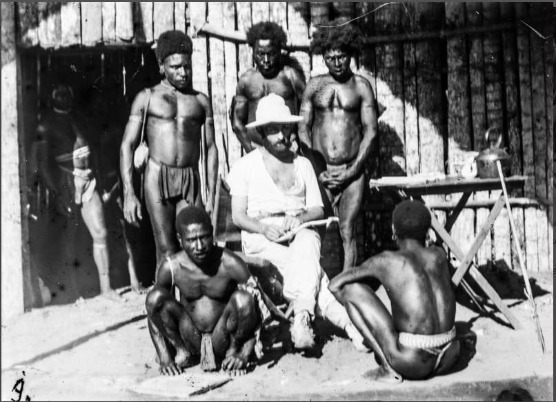 Gruppenportrait (Forschungsreise durch Deutsch-Guinea 1909)